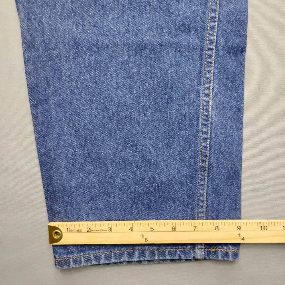 Vintage 1998 Levis 505 Regular Fit Straight Leg Blue Denim Jeans Mens 36x32